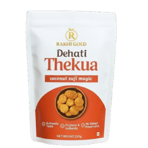 Rakhi Gold Handmade Thekua – Whole Wheat & Jaggery | Bihar’s Famous Traditional Sweet Snack  (250 g)