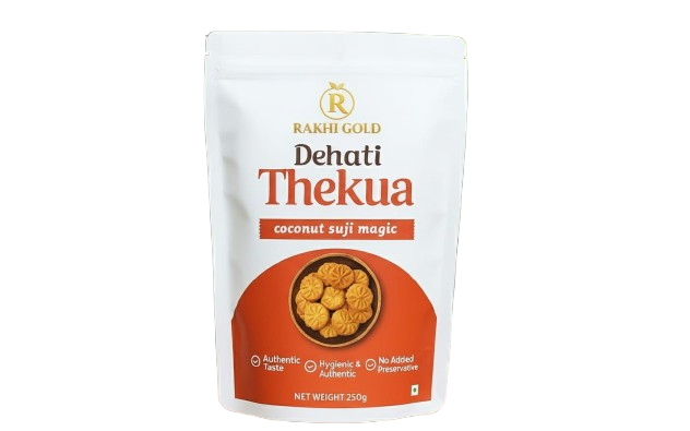 Rakhi Gold Handmade Thekua – Whole Wheat & Jaggery | Bihar’s Famous Traditional Sweet Snack (250 g)